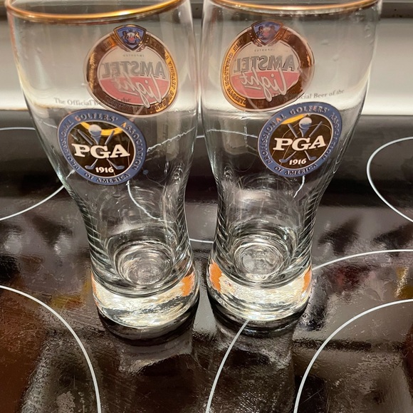 2 Amstel light 16 oz glasses - Picture 2 of 2